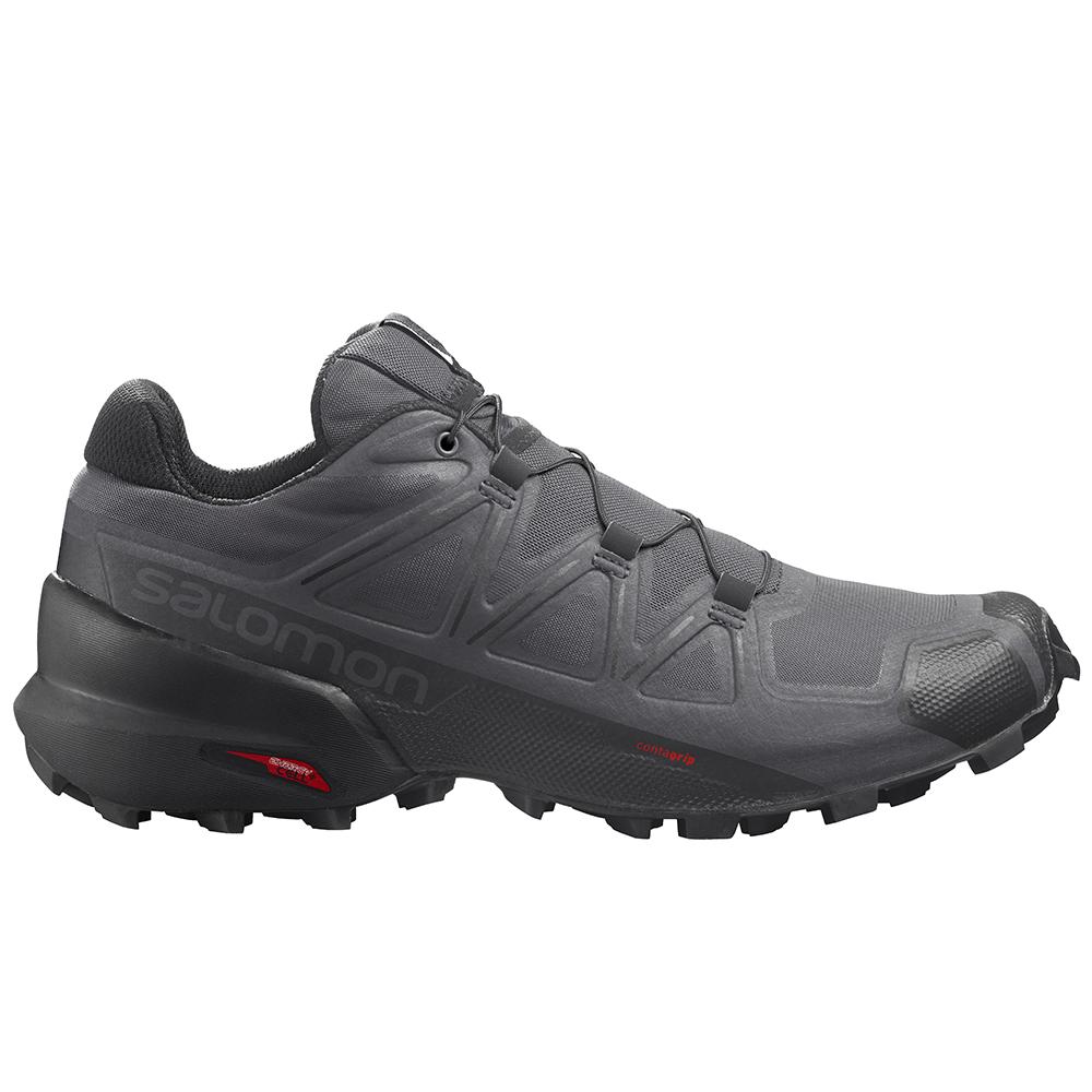 Chaussures De Trail Running Salomon Homme Noir - Salomon SPEEDCROSS 5 - France (0815-JCLOT)